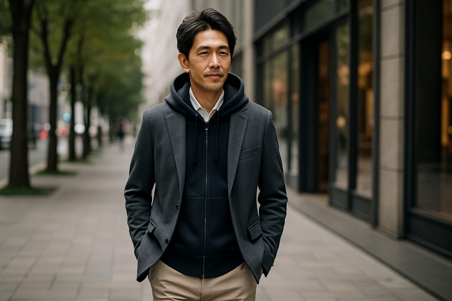 40代メンズパーカーが痛いを避ける着こなし術
