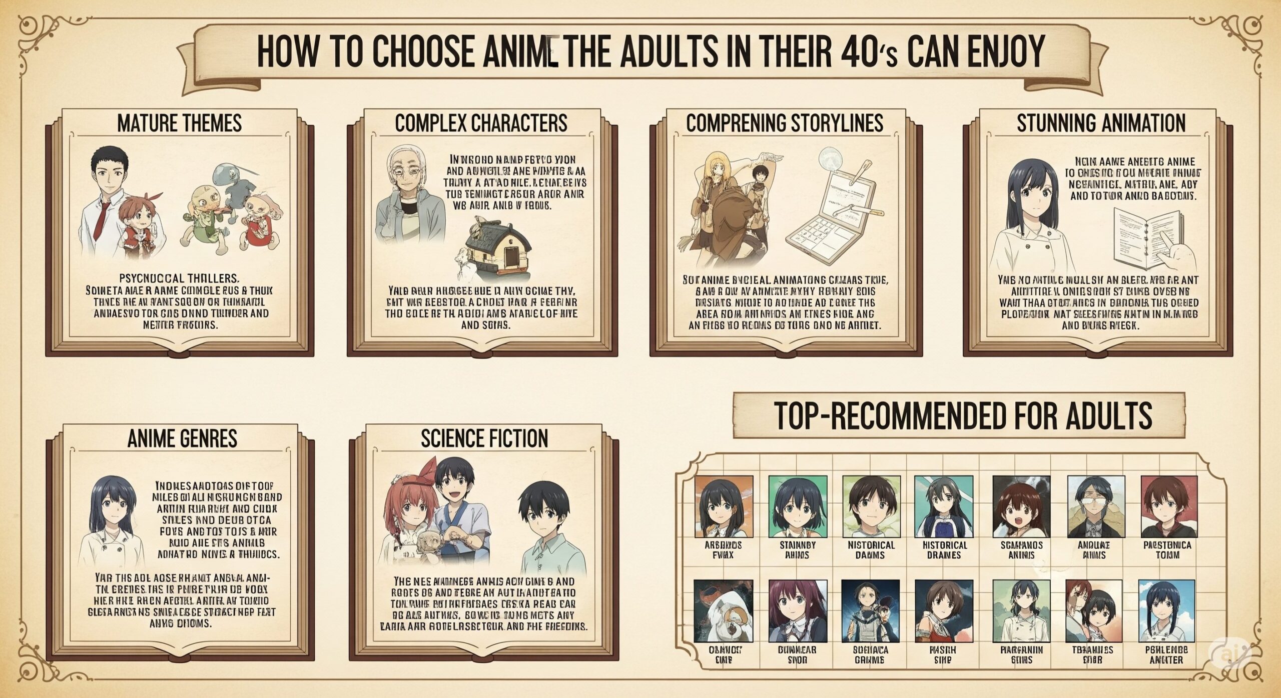 40代アニメ決定版！懐かしの名作から最新作まで