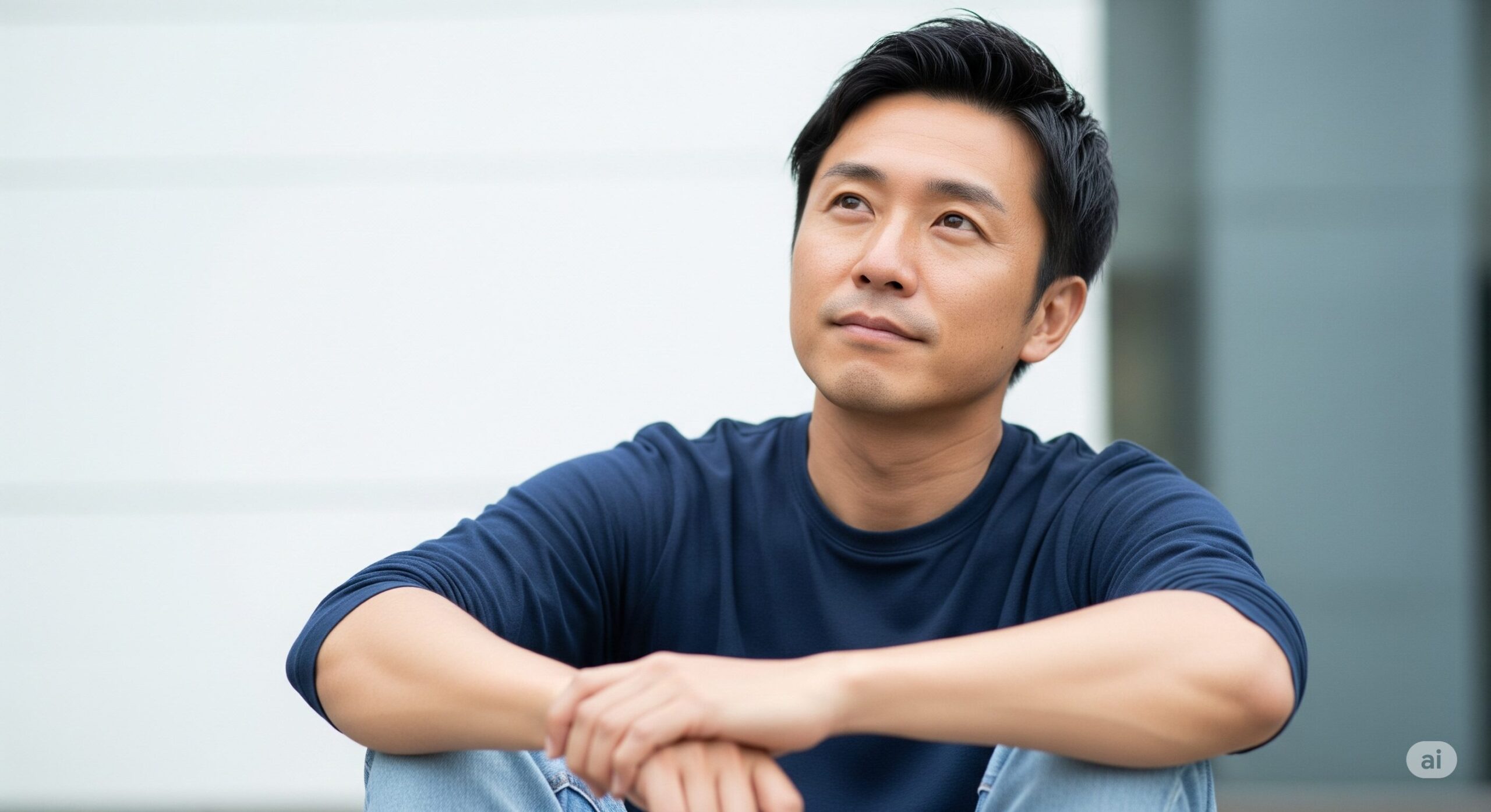 40代なのに20代に見える男性の評価と内面