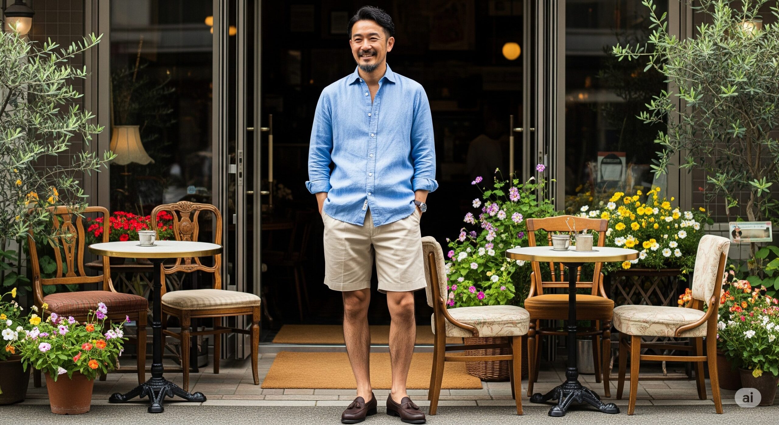 相性の良いトップスと靴で印象アップ