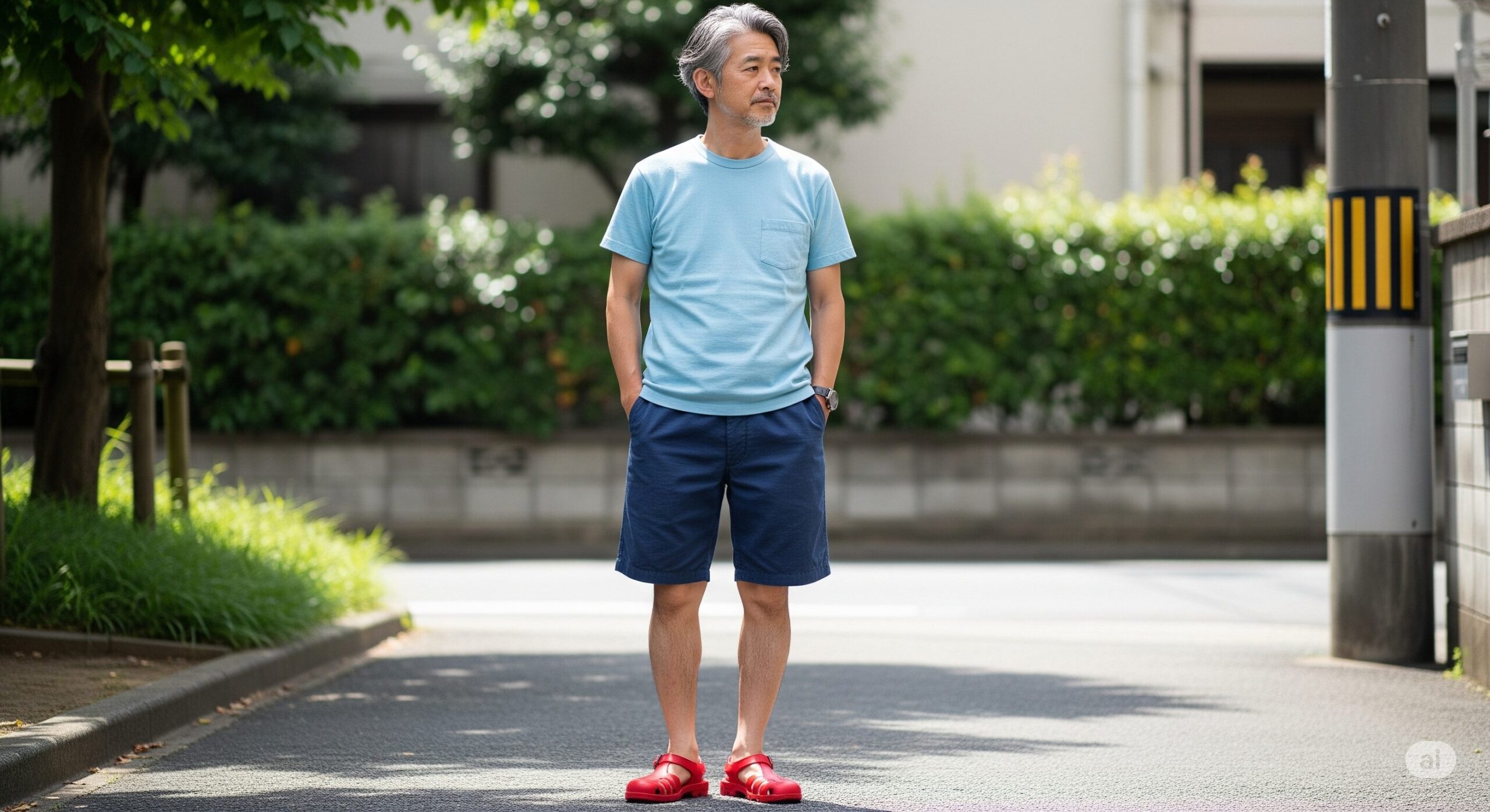 カジュアルすぎる靴選びで失敗する例