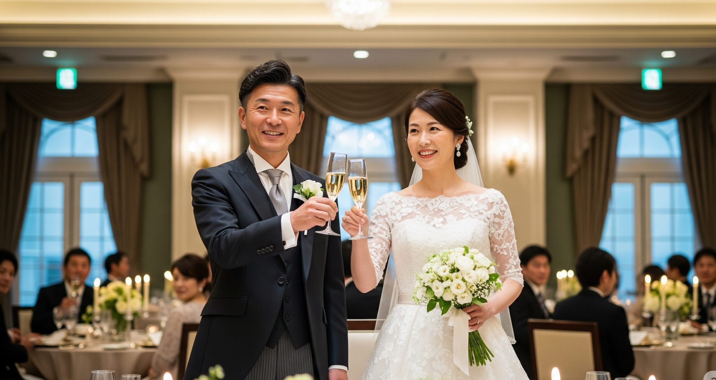 40代で結婚式が恥ずかしいと思われないポイント