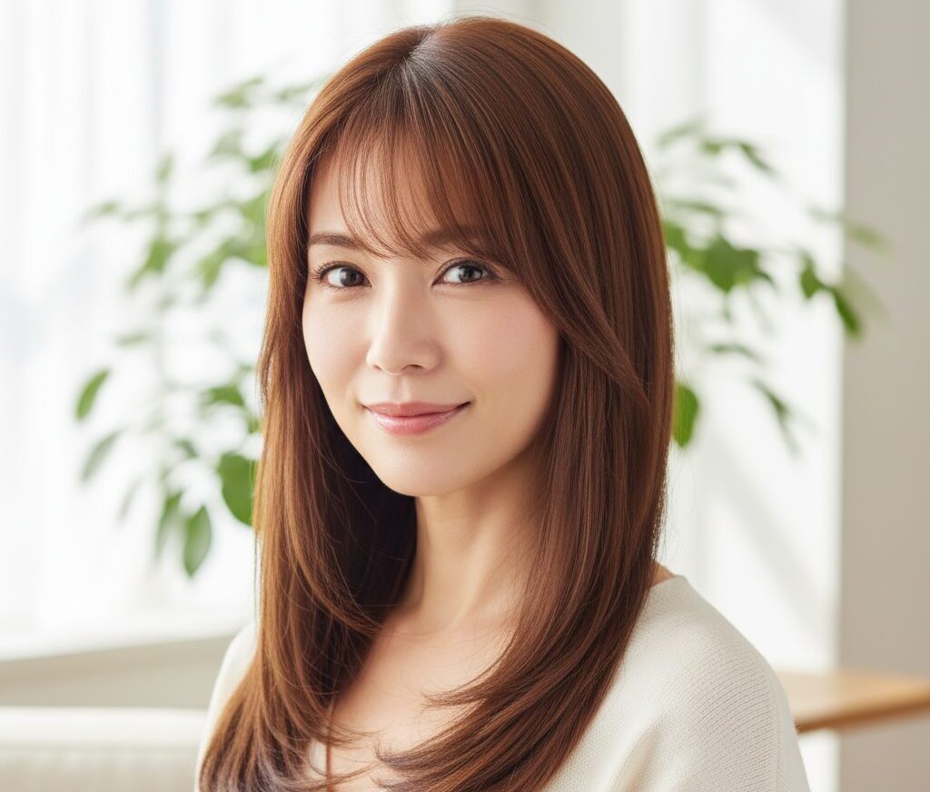 若見えの鍵は髪のツヤとまとまり