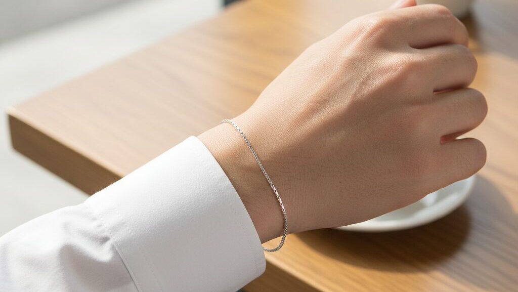 シンプルで細身のデザインを選ぶ