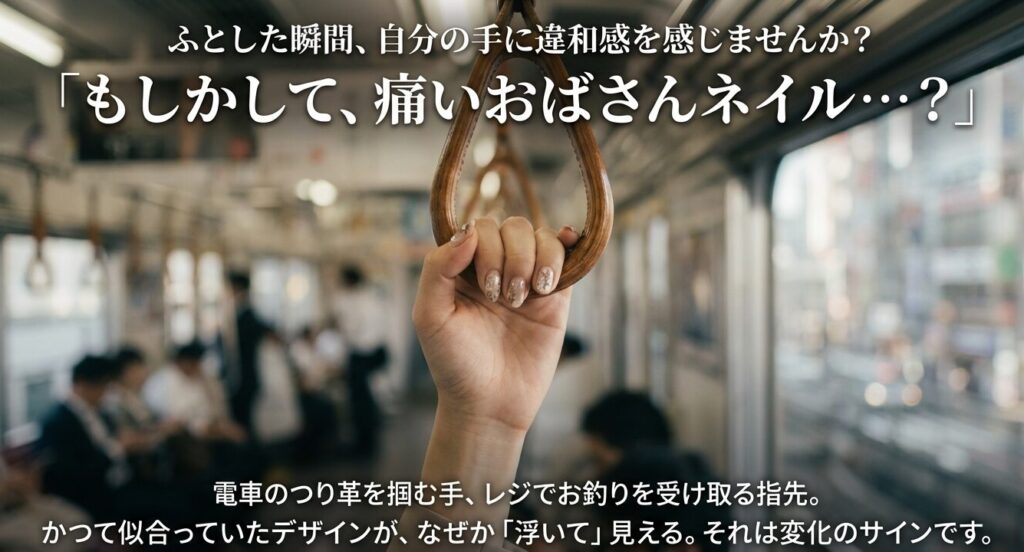 電車のつり革やレジで自分の手に違和感を感じる40代女性の悩み
