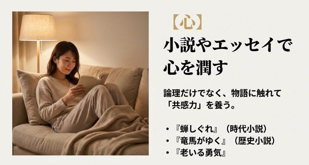 40代の心を潤し共感力を養うおすすめの小説『蝉しぐれ』『竜馬がゆく』などの紹介