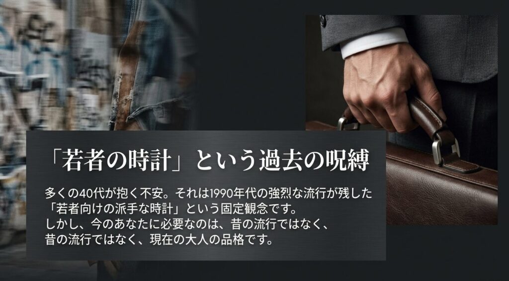 1990年代の流行による若者の時計という固定観念からの脱却
